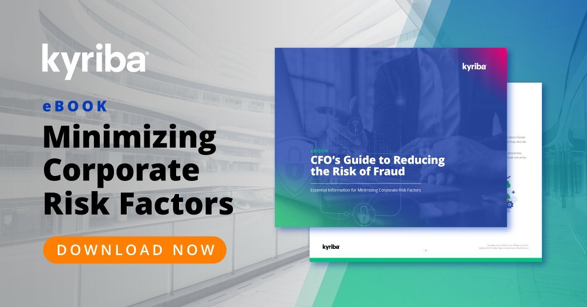 Companies are increasingly being targeted by #payments #fraud. How can #CFOs combat threats like #phishing and business email compromise (#BEC)? In a new guide, we outline what to watch out for and how companies can stop this barrage of attacks. bit.ly/3ma5MzW