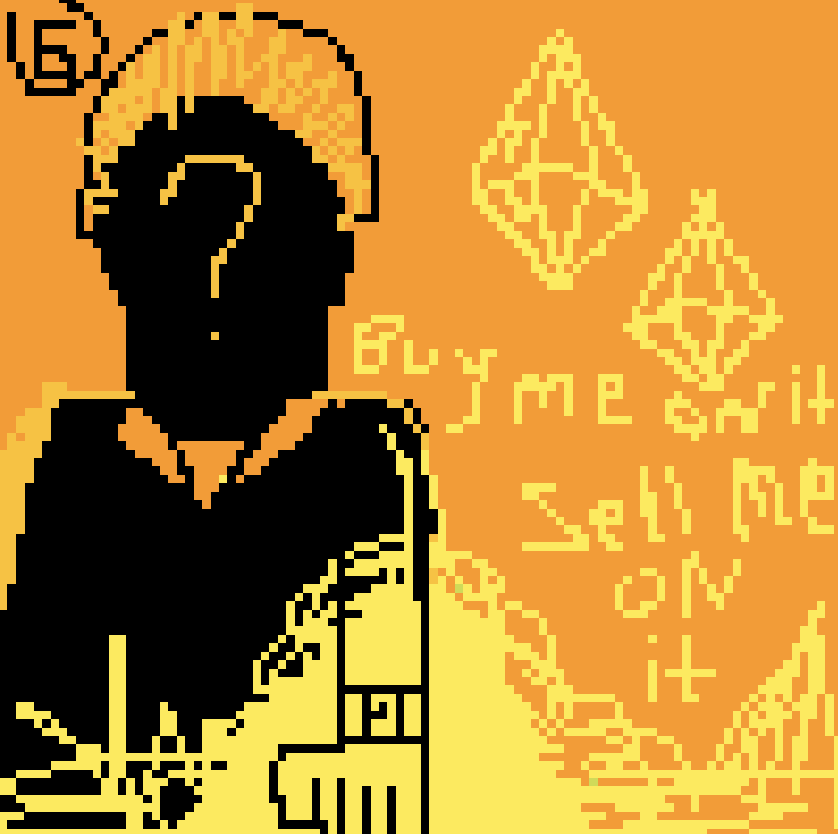 #6, salesman. #NFTs #nftart #opensea #Ethereum #artwork