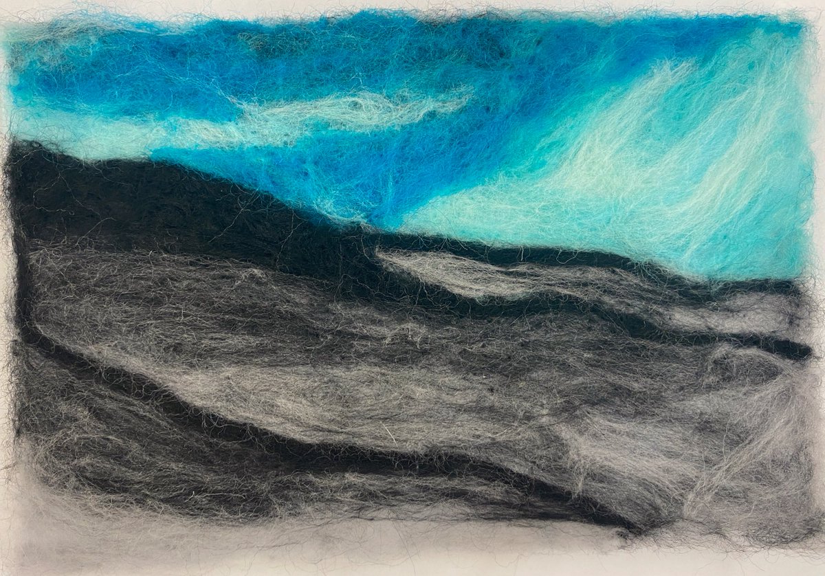 cfisherHDHS's tweet photo. More Felted Landscapes #hdhspride #studentwork #crafts https://t.co/vpw6eZGZoW