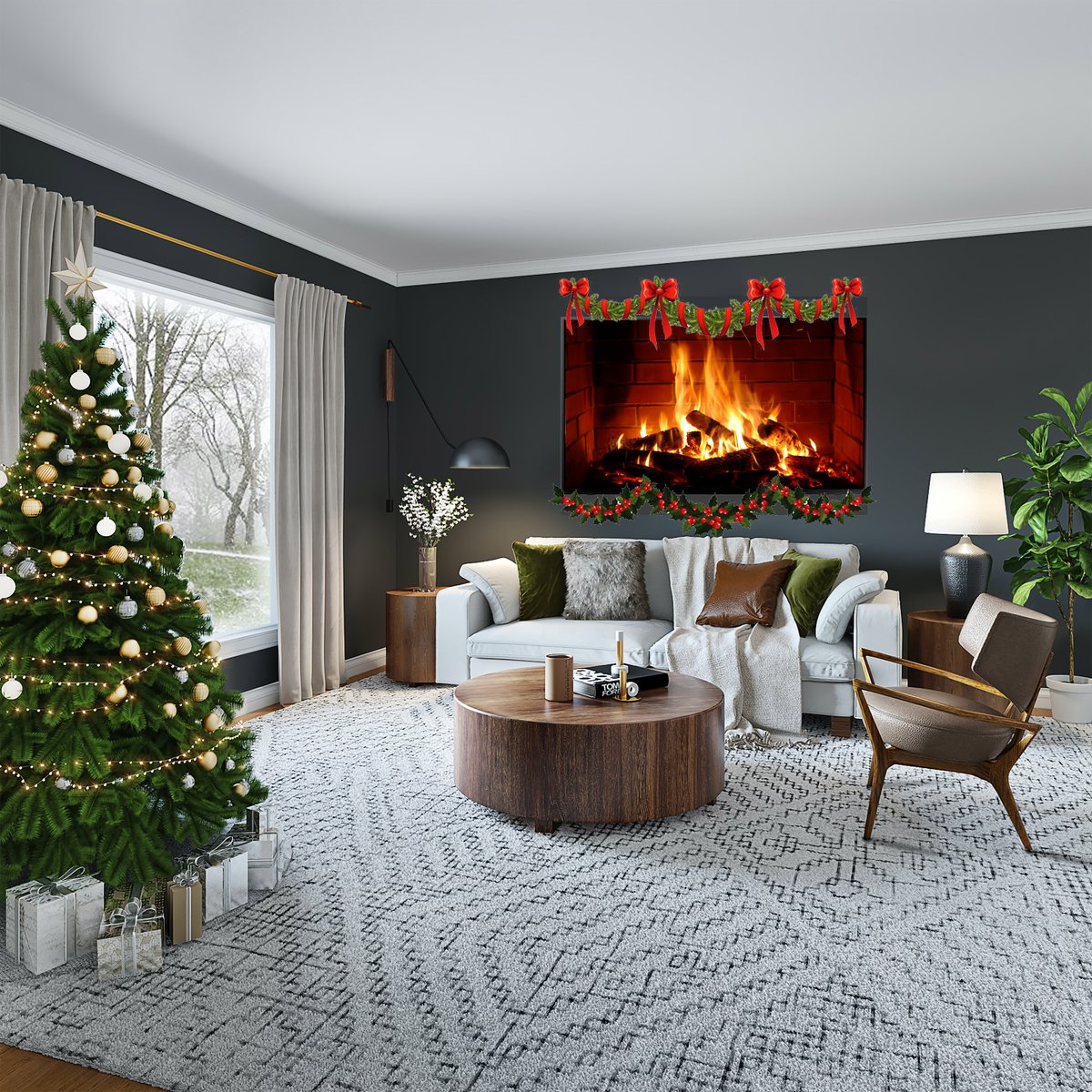 futurelinkco's tweet photo. What’s missing from the first photo? A Samsung OLED TV and a little Christmas cheer, of course! #Samsung #OLEDTV #FutureLink #FutureLinkInc #LiveOutLoud #Audio #Video #IntegrationCompany #ColoradoIntegrationCompany https://t.co/Q0GSKflrp5