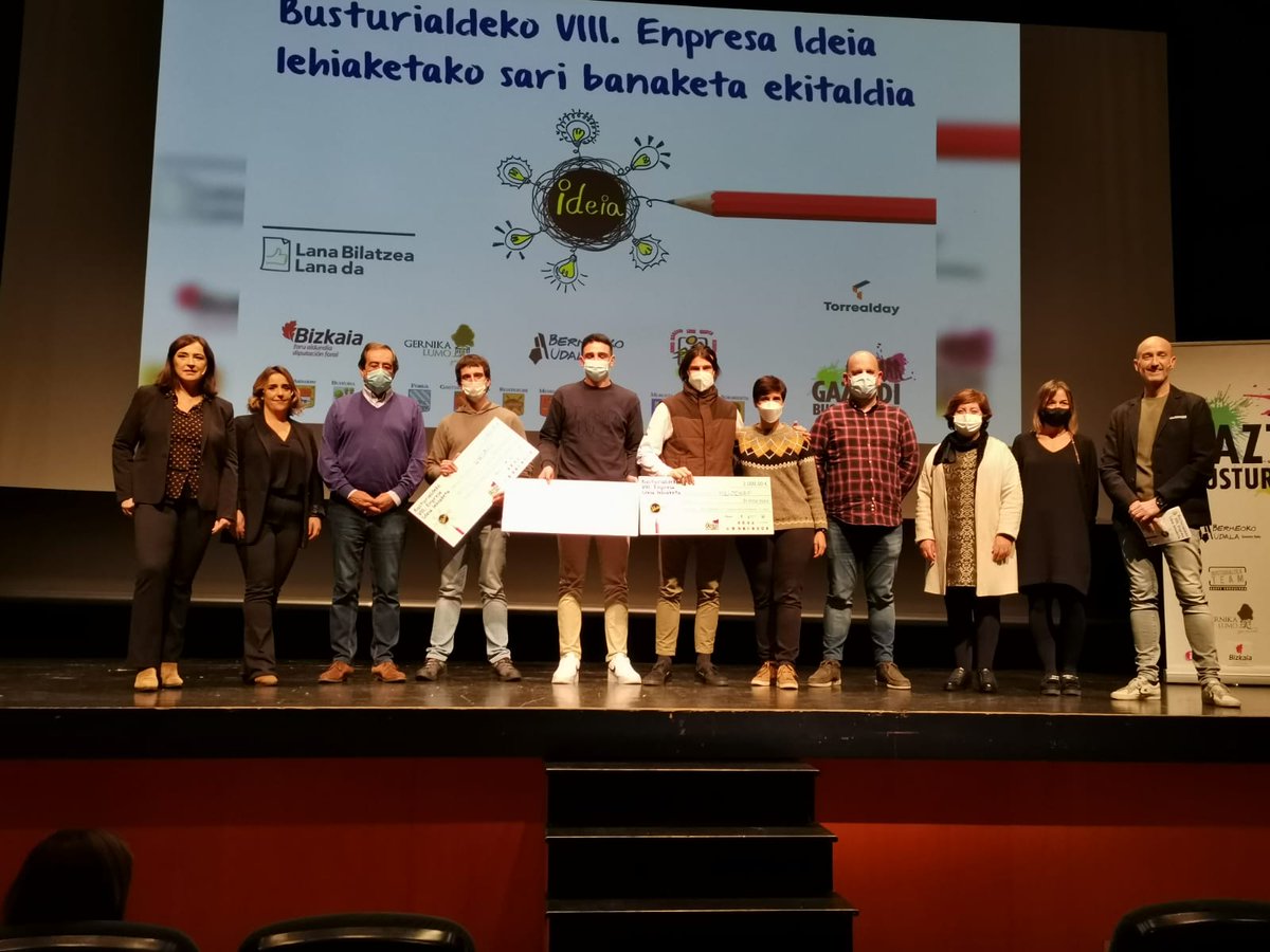 GBusturialdea's tweet photo. π‘ #Urgain, #Melodeep eta #HarriArteanAbenturaParkea izan dira Busturialdeko VIII. #Enpresa #Ideia lehiaketan saritutako proiektuak
Urgainek lortu du lehen saria, 3.000 β¬-koa. Melodeep ideiak, aldiz, 2.000 β¬-ko bigarren saria eraman du
Zorionak parte hartzaile guztiei! πππͺ https://t.co/XIkhFr85IM