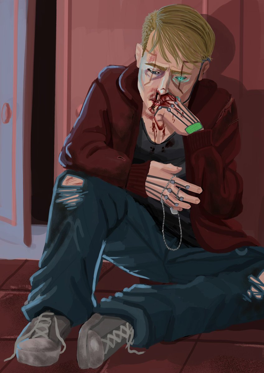 bicappytweets's tweet photo. AUTOMATIC LOVE: A CYBERPUNK AU. written by tresorbarnes + art by me for @StuckyBangs 

“Priorities are as follows: Forget you might die tomorrow. Try not to have an asthma attack. Kiss back.”

link below! https://t.co/MOi3lh2qLW