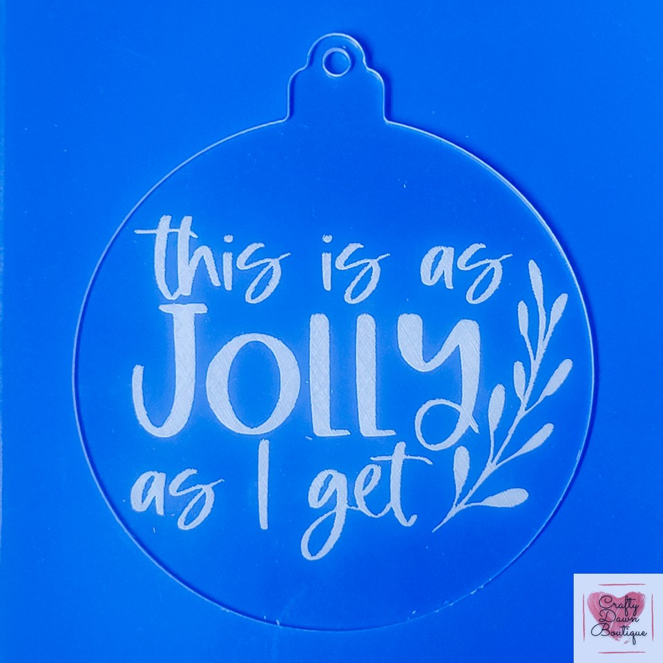 Perfect for some of us!

craftydawnboutique.com/this-is-as-jol…

#christmas #ornament #winter #lights #glowythings #themostwonderfultimeoftheyear #craftythings #cricutmade #handmade #engraved #acrylic #lightitup #letitglow #craftydawnboutique