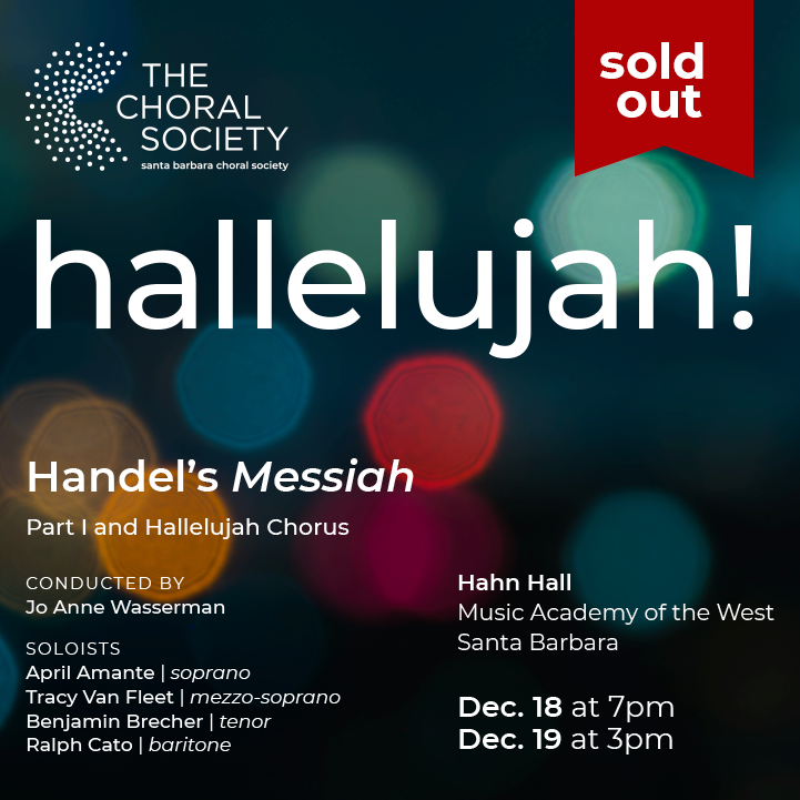 sbchoral's tweet photo. We look forward to welcoming you to our performances this weekend. Please remember to bring your proof of vaccination (and mask). No tickets will be available on the door – both performances are sold out! Thank you!

#santabarbara #choralmusic #handelsmessiah #soldout #event https://t.co/iTU0lP6jrU