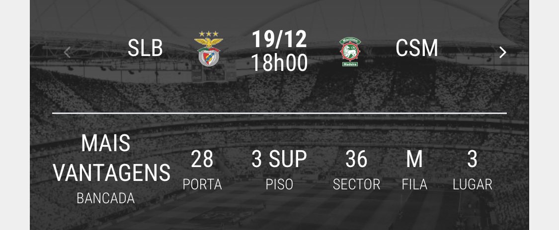 William_Sousa7's tweet photo. Ofereço bilhete para jogo contra o Marítimo no domingo. Piso 3 mais vantagens. #zerolugaresvazios https://t.co/r1sOtZrXCP