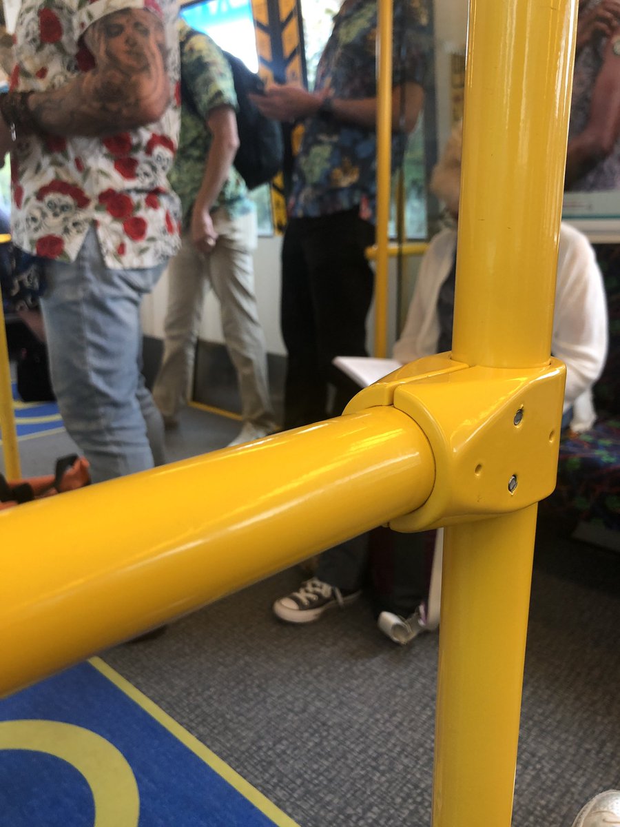 SarahJKnight's tweet image. I missed the crazy shirt Friday memo obvs. #loudshirts #dressupfriday #trainobservations #transperth