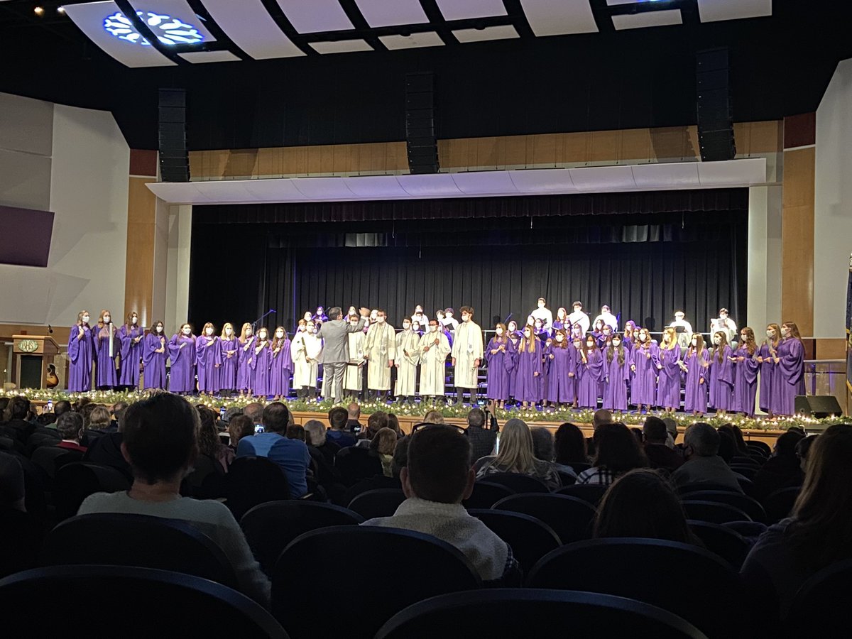 BHS choirs sound great this evening! 😈👏👏👏😈