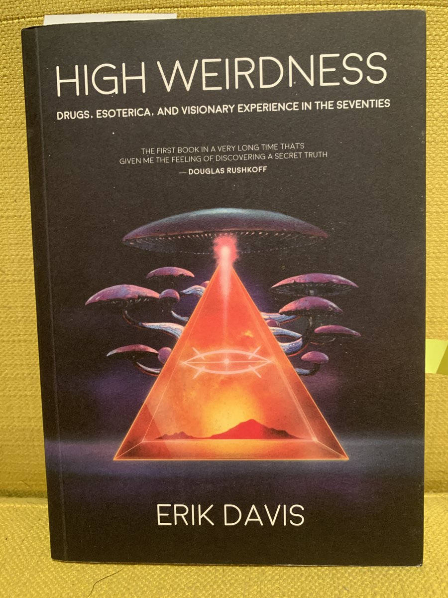 adamcmccollum's tweet photo. today's Philip K. Dick's birthday 🥳 If you like PKD, weird fiction, etc., check out Erik Davis's wonderful /High Weirdness/ (2019) (Materially speaking, also a really cool book from @strangepress and @mitpress)
#pkd #highweirdness https://t.co/JYK7n7uubZ