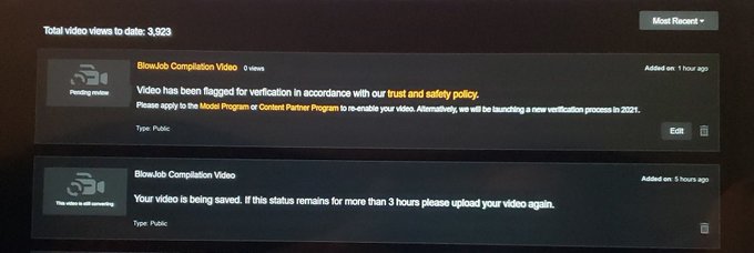 It says after 3 hours to reupload if it doesn't convert, so I did now there a damn trust and safety issue