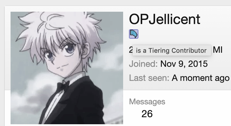 LusterSN's tweet image. Finally got my Tiering Contributor Badge. Only took me 3 years :p