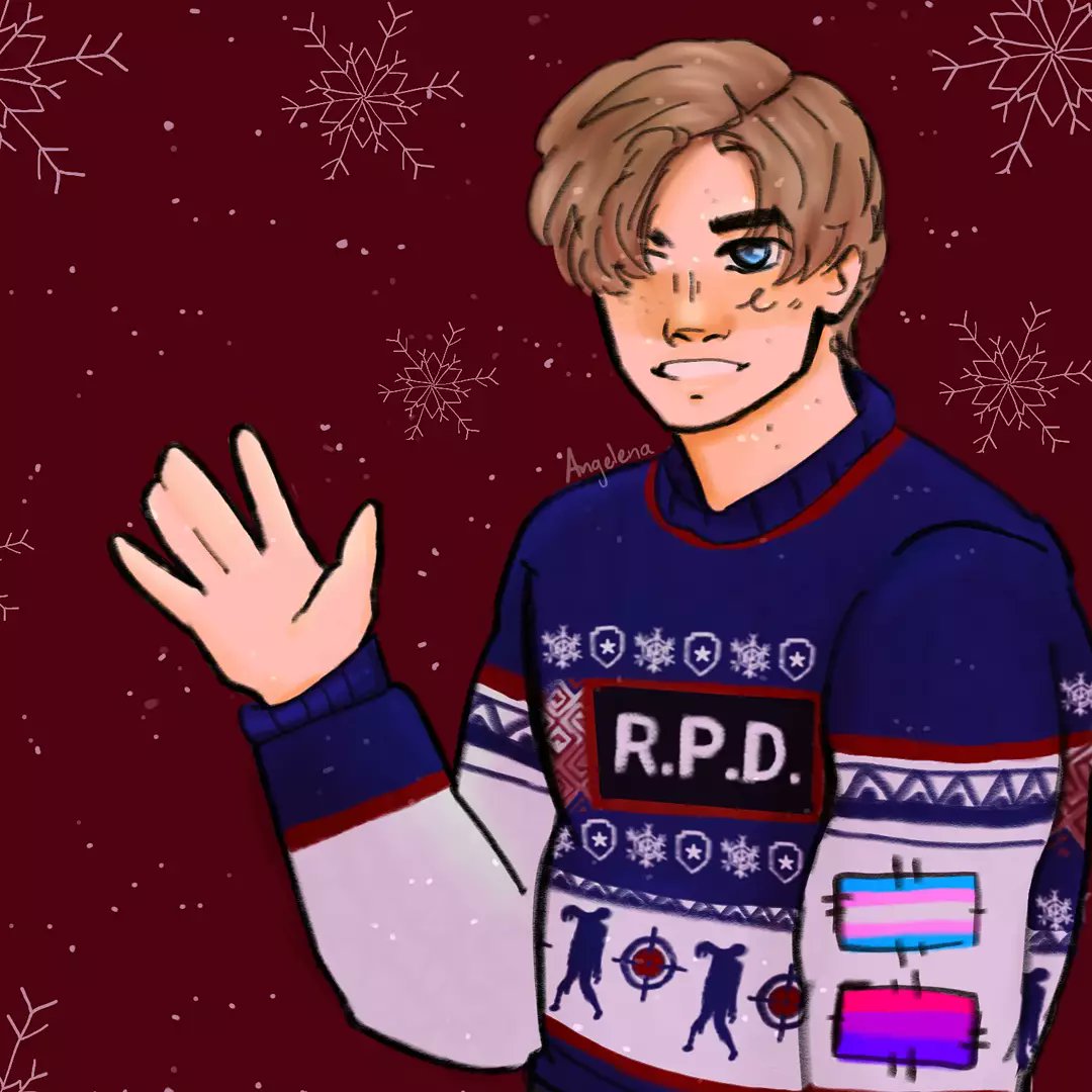ghosty_spi's tweet photo. Leon S(weater) Kennedy <3 https://t.co/1mcxzq9YzF