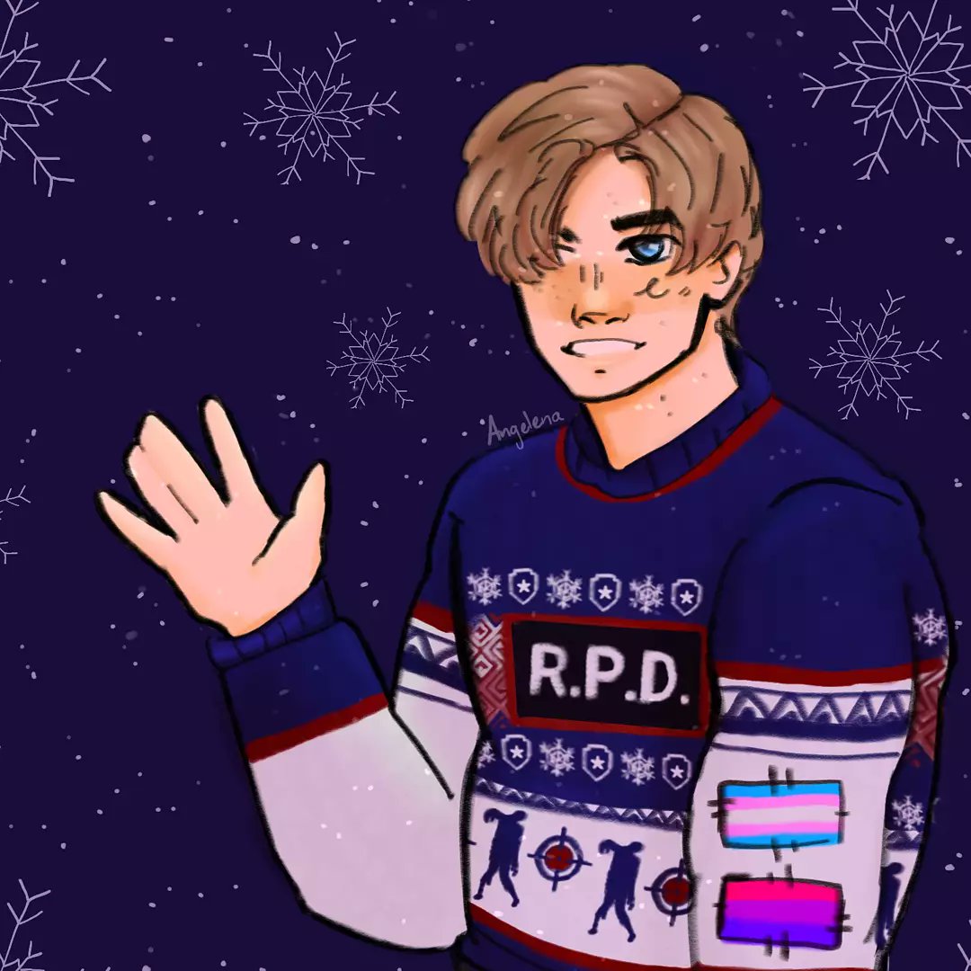 ghosty_spi's tweet photo. Leon S(weater) Kennedy <3 https://t.co/1mcxzq9YzF