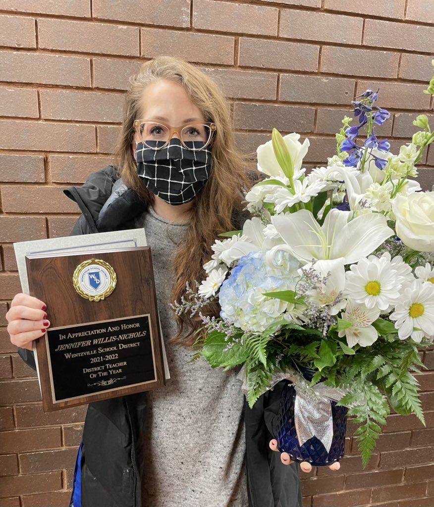 Dr_Shelmire's tweet photo. WSD District Teacher of the Year is our very own…Mrs. Jennifer Willis-Nichols!!!!  We are so lucky to have such an incredible advocate for both our students and staff!  Congratulations, @jwnichols! 🧡💙 https://t.co/npBAQpD4vt