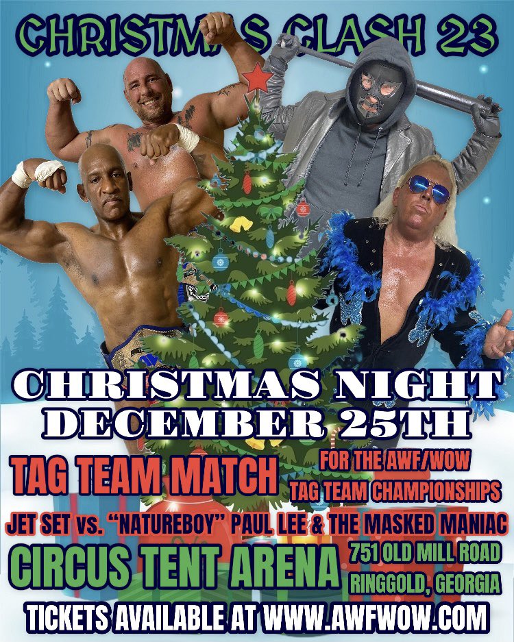 AWFWOW751's tweet photo. Christmas Clash 23… CHRISTMAS NIGHT! https://t.co/KOQUDHJ8dG