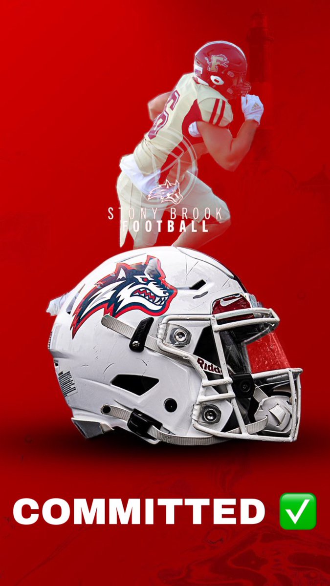 Extremely excited to announce that I will be committing to <a href="/StonyBrookFB/">Stony Brook Football</a> !! Can’t wait to get to work!! Thank you <a href="/Coach_Hatch/">Patrick Hatch</a> <a href="/FBCoachCollins/">Bryan Collins</a> <a href="/Coach_Priore/">Chuck Priore</a> <a href="/CoachMartinoSBU/">Steven Martino</a> <a href="/okingcoach/">Coach Omar King</a> <a href="/MsgrFarrellFB/">Monsignor Farrell Football</a> #Howl #Seawolves #CAA