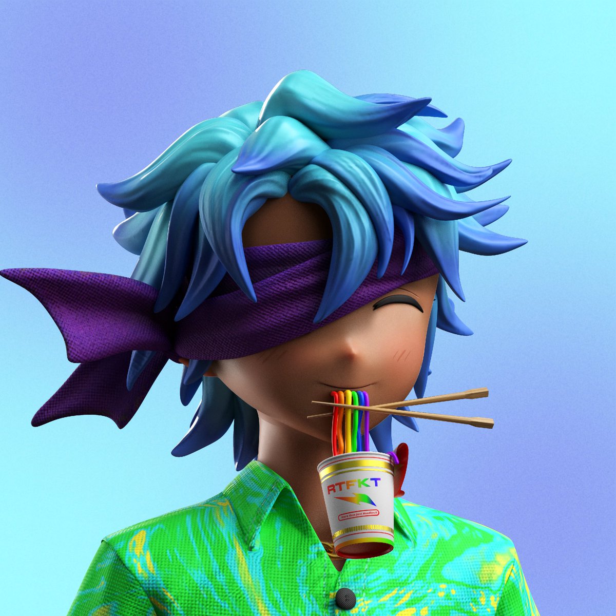 Shadowhorn's tweet photo. @TheSmarmyBum @RTFKTstudios Incredible clones man! Love all the Murakami drip you have on them. Very sick aesthetic 🌸 Welcome to the #CloneX fam! #PartOfTheCrewPartOfTheShip https://t.co/nvcPVgm7fY