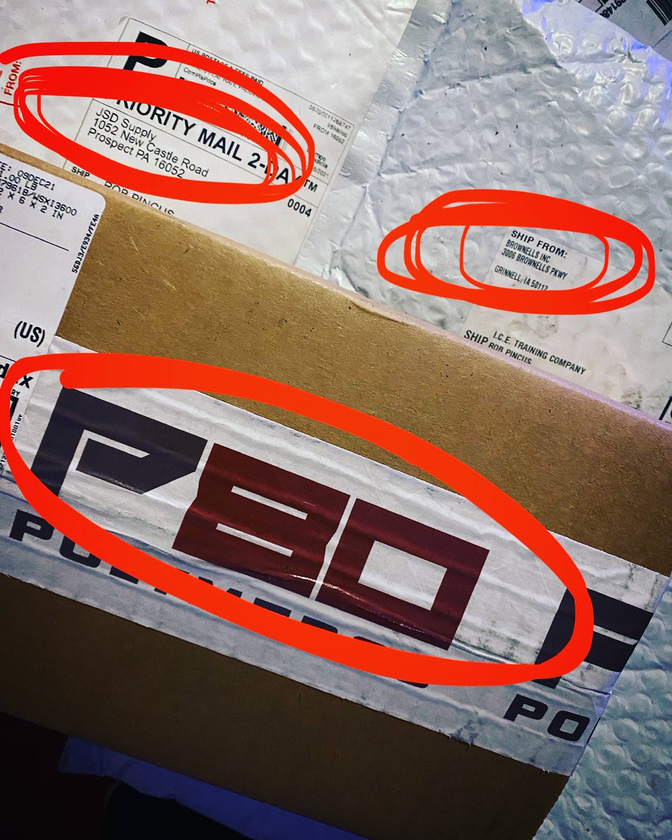 PincusRob's tweet photo. Gotta love coming home to packages from @polymer80inc , @jsd_supply and @brownellsinc !
#gunmaking #gunbuilding #privategunmaking #gunmakersmatch https://t.co/FzIox0CbCc
