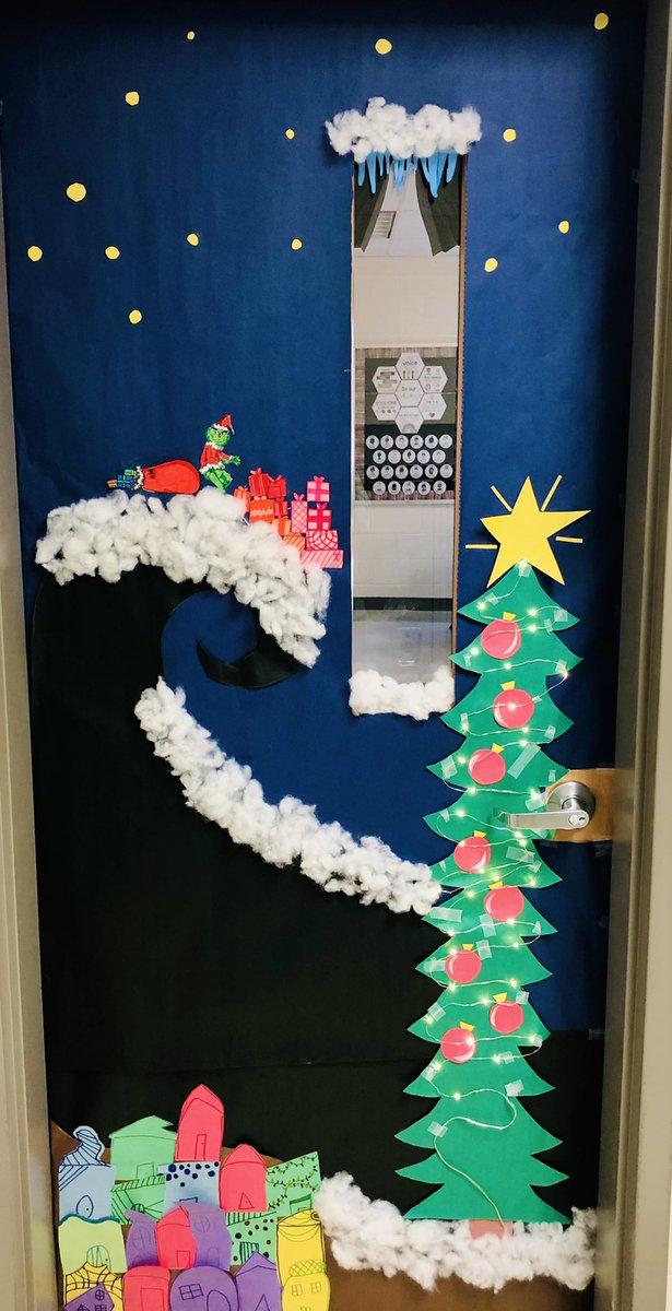 MsMurrayJML's tweet image. My advisory did an amazing job decorating our door!! If I get a vote, I’m voting for this one!! 😊