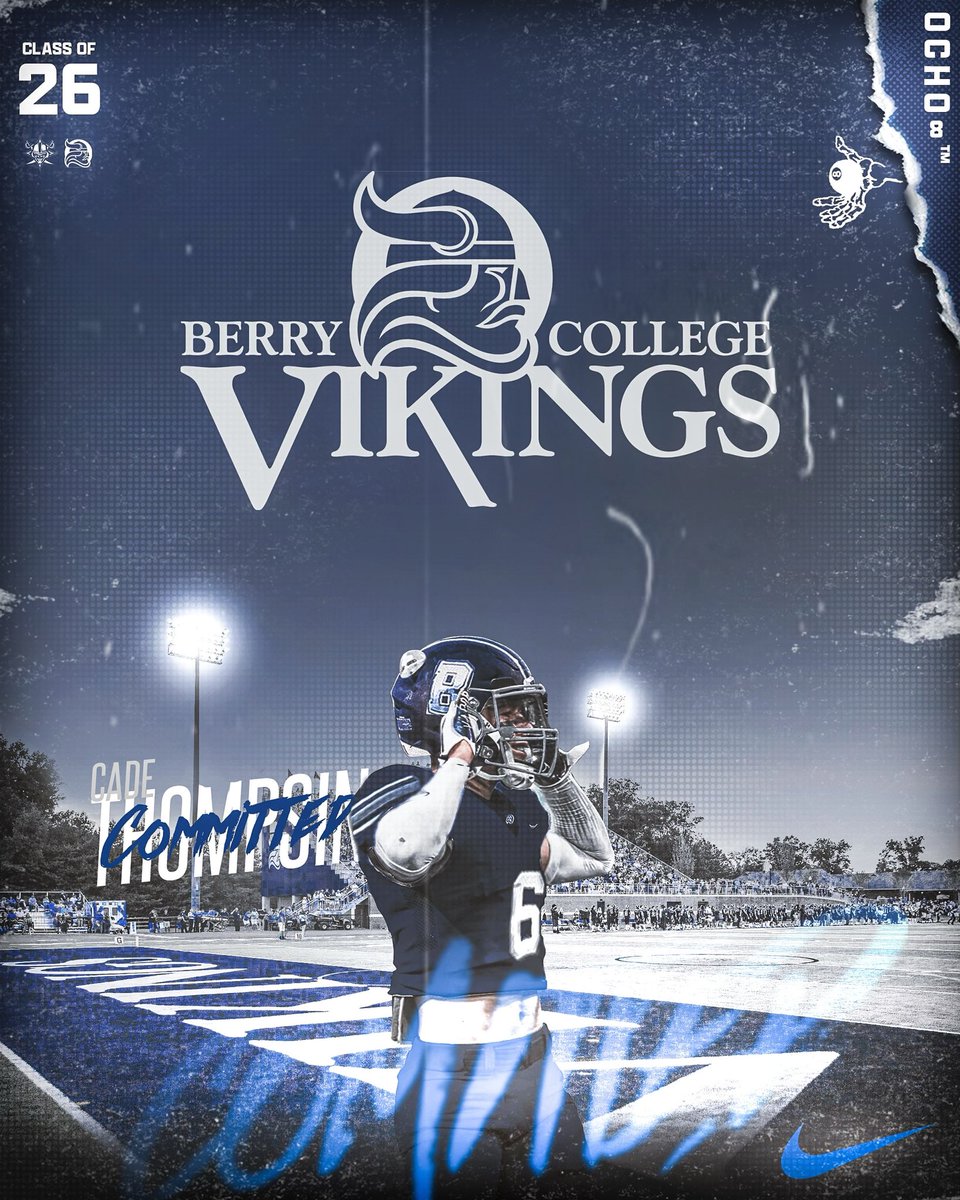 Excited to say I am committed to <a href="/BerryFootball/">Berry Football</a>. My recruitment is now 100% closed. <a href="/BCCoachK/">Tony Kunczewski</a> <a href="/WaltonRecruits/">Walton(GA)Recruiting</a>