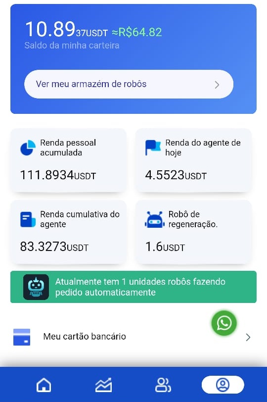 iago_sc6's tweet photo. @ToalhaDoEren Boa pessoa! Venha ganhar dinheiro em uma plataforma que é 100% confiável! É simples de usar, basta ativar o robô que ele roda/trabalha sozinho. Basta acessar o link > https://t.co/xDNbuhcAFY e convidar mais amigos para participar! Venha ganhar sua renda extra!! https://t.co/2op0XWuUIj