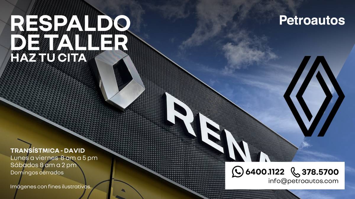 Pon tu Renault en las mejores condiciones para recibir tu nuevo año.

Haz tu cita en nuestro taller y ponlo en manos de los expertos.
#RenaultPanama #RespaldoPetroautos #Petroautos
bit.ly/Renault-TW