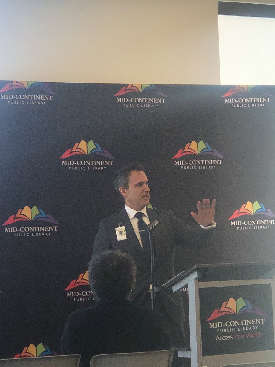 Grand re-opening of the Mid-Continent Public Library. <a href="/krodrequez/">Dr. Kenny Rodrequez</a> <a href="/LeonardGreene/">Leonard Greene</a> #WeAreGrandview