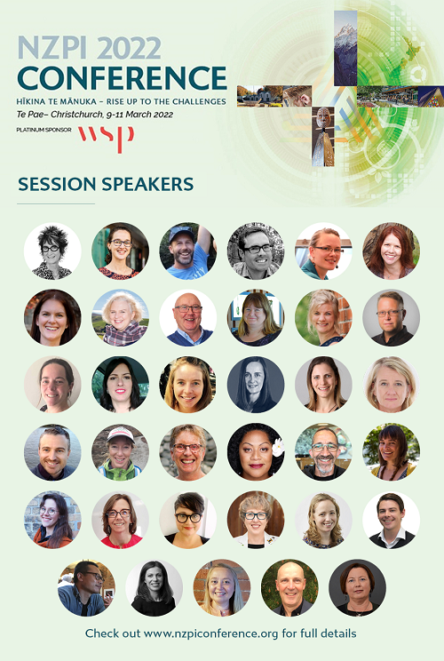 Check out our fantastic line-up for #NZPIC2022. Don't miss your chance to hear from top NZ &amp; international speakers!

Programme: bit.ly/3p1b9mU
Register: bit.ly/3E9xV0W

#NZPI #NZplanning #Conference #Christchurch #Ōtautahi #HikinaTeMānuka #RiseUptotheChallenges
