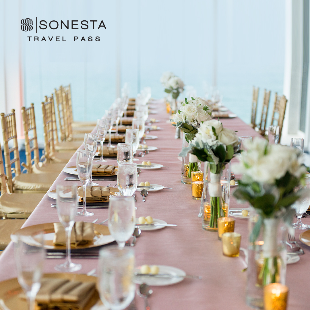 StephenFAustinS's tweet photo. Your perfect day comes with a perfect getaway. Book your @SonestaHotels wedding and automatically earn 150,000 Sonesta Travel Pass points + the chance to earn additional bonus points (up to 400,000 total!). https://t.co/DdLiQieRCh https://t.co/ehphhIfBTl