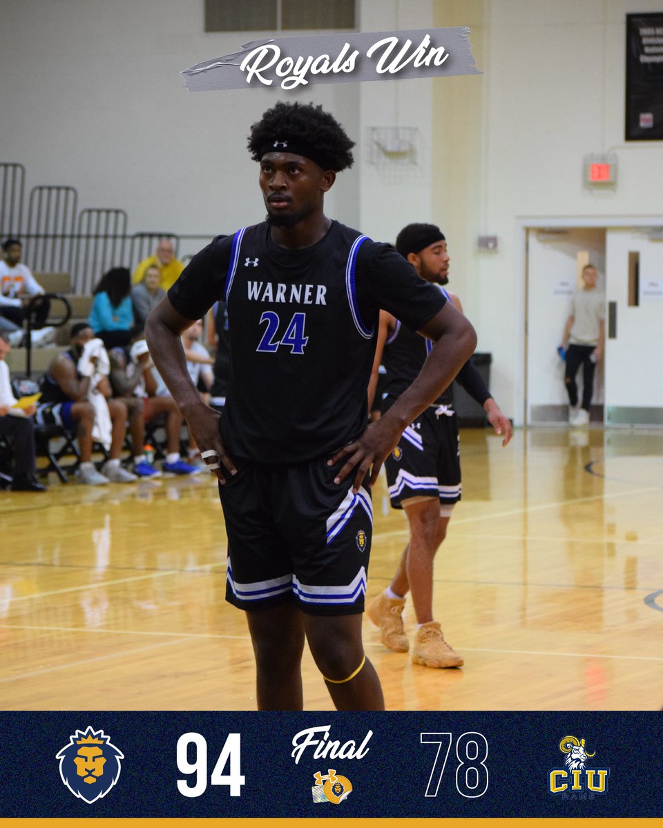 Warner University Men's Basketball (@warneru_mbb) on Twitter photo Royals Win! 94-78 over Columbia International!
<a href="/jaqu3z_3/">Jaquez D.๐ค๐พ</a> 25pts 7rbs
<a href="/BigLo4_/">Logan West</a> 19pts 8rbs 4asts
<a href="/Joseph_martz1/">Joseph Martz</a> 16pts
<a href="/blaize_242/">Blaize Darling Jr</a> 21pts 5rbs
#GrittyNotPretty Royals Win! 94-78 over Columbia International!
<a href="/jaqu3z_3/">Jaquez D.๐ค๐พ</a> 25pts 7rbs
<a href="/BigLo4_/">Logan West</a> 19pts 8rbs 4asts
<a href="/Joseph_martz1/">Joseph Martz</a> 16pts
<a href="/blaize_242/">Blaize Darling Jr</a> 21pts 5rbs
#GrittyNotPretty