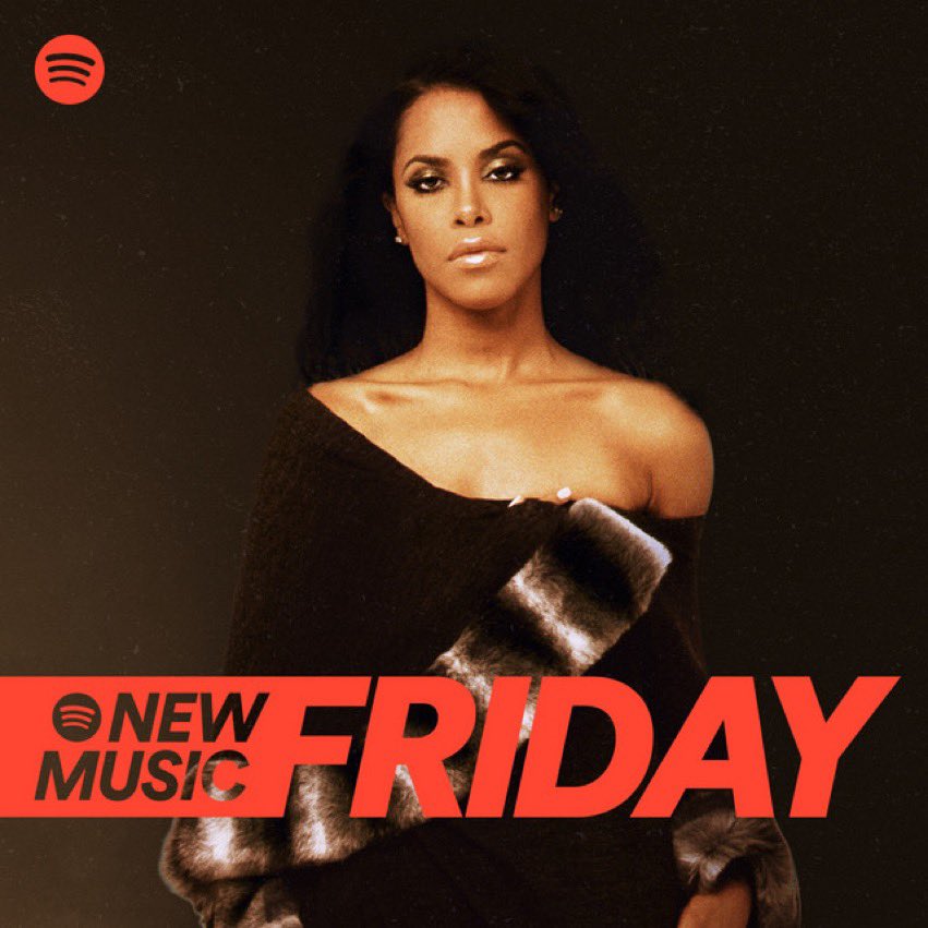 Aaliyah on the cover of Spotify’s New Music Friday Kenya and South Africa!
