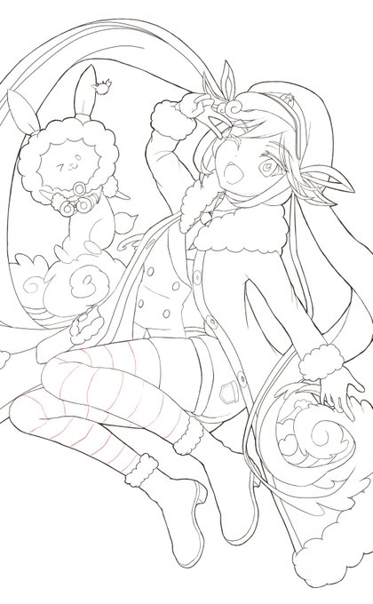 3ヶ月上達法3か月目にしてまだ5巡目( ;∀;)一つの絵路線変更しまくって40時間以上かかってまだラフぇ……ラフを描いて添削してもらった点をセルフ赤ペン先生しました。右が修正ラフです。
・腰がアオリなのに顔がフカン
・太って見える
といったところを修正したつもり。さぁ手と服の再書き込みだ(沼) 