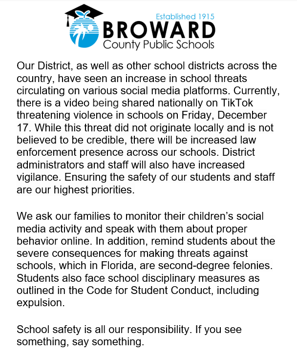 Broward Schools (@browardschools) on Twitter photo 2021-12-17 02:34:04