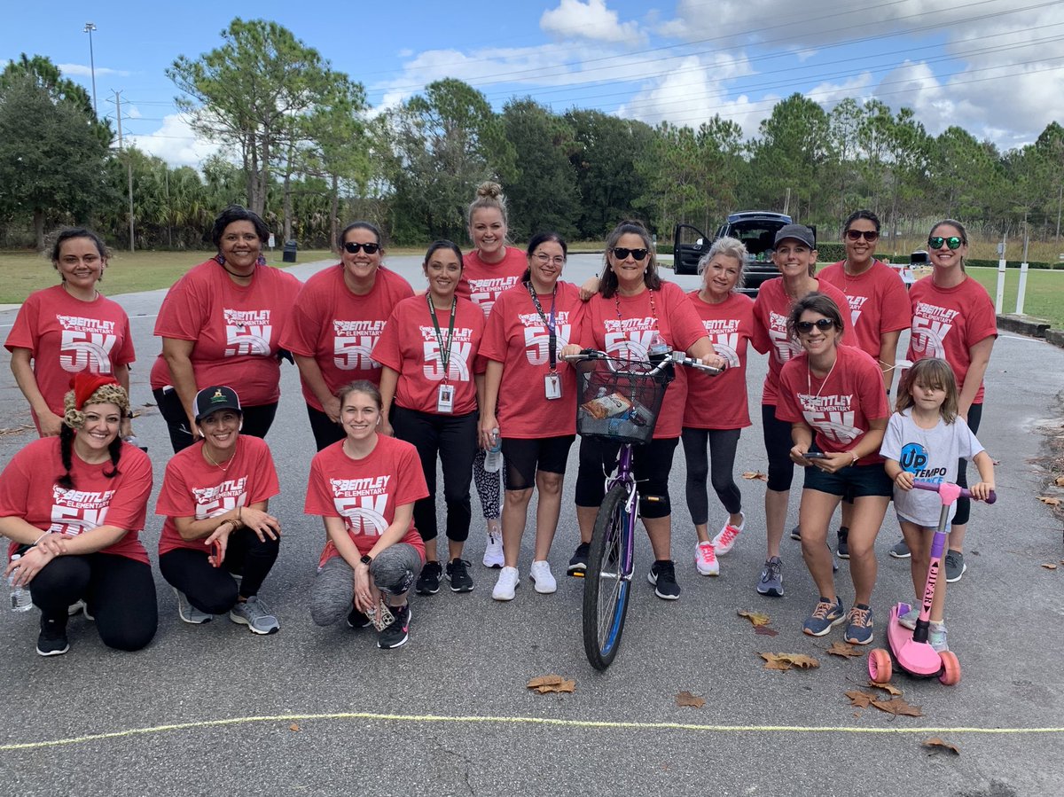 Our staff rocked it at our 2nd Annual Bentley Elementary 5K! Way to go!  <a href="/ScpsWellness/">SCPS Wellness</a>
