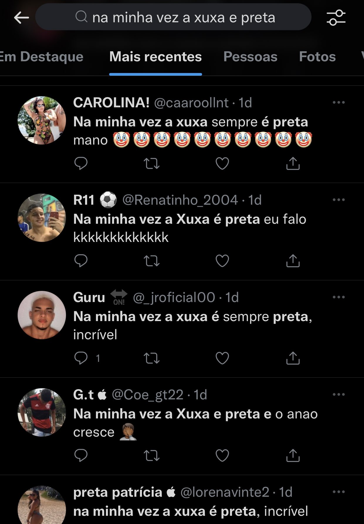 Rayo on X: Pesquisei essa mesma frase aqui no Twitter e muita