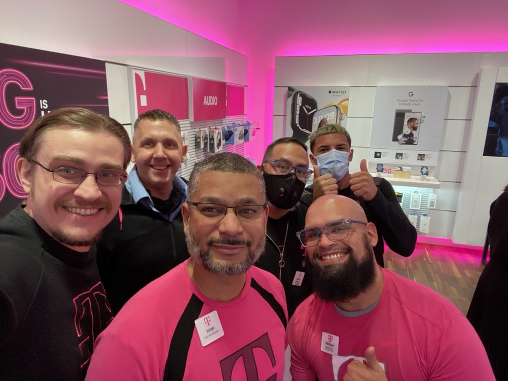 Had a blast with the @tmobile team in CT!  Incredibly impressed with the entire team &amp; the magenta glove service this team delivers!  Tx to <a href="/romankurys/">Roman Kurys 🇺🇸 | 🇺🇦</a> <a href="/beneph/">Ben Ephie⭕️</a> <a href="/k_benevi/">Kerrie B.</a> <a href="/Kenziemichael1/">Mackenzie (Michael) Roberts</a> for a great week!  One thing I learned this team lives our value #wewontstop <a href="/AmrWahba1080/">Amr Wahba</a>