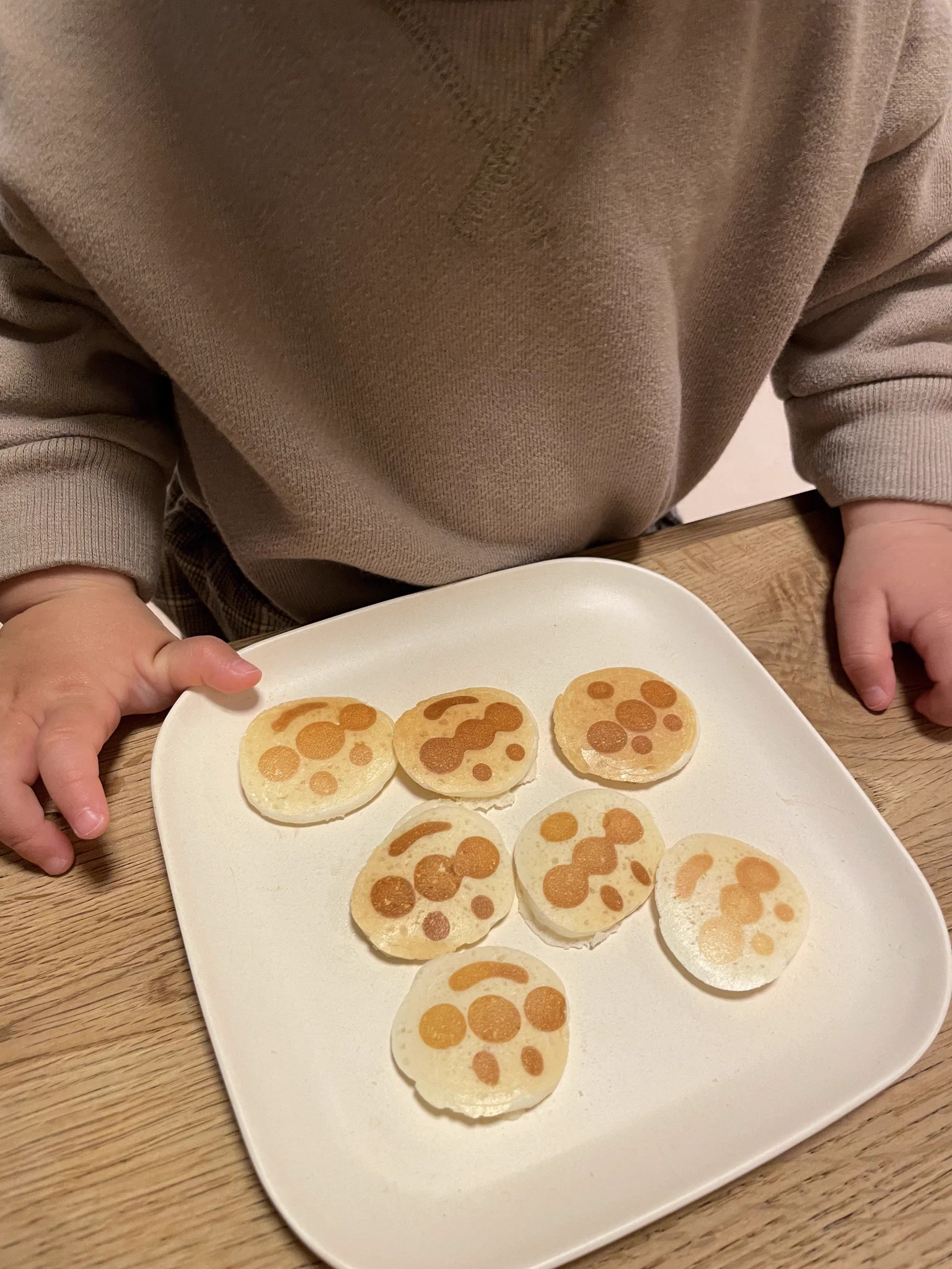 パンケーキミックスを使えば？アンパンマンを量産できる！