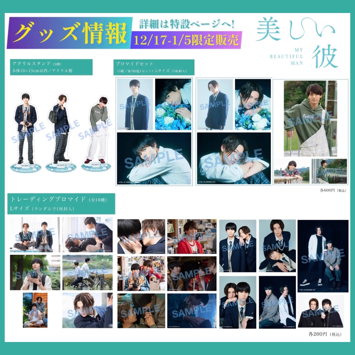 美しい彼 ランダム トレーディング ブロマイド 14枚セット 美しい彼【ドラマ＆劇場版公式】 в X: „🐥#美しい彼 公式グッズ販売