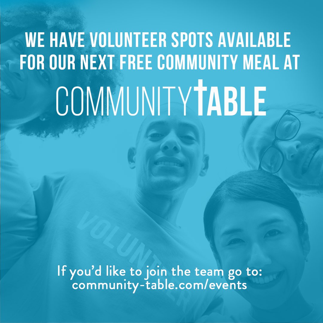 CommTableMN's tweet photo. Looking for something to do this Sunday from 3-6:30 p.m.? Want to serve your community an amazing Christmas dinner? We’d love to partner with you! https://t.co/Ng9drN708s Everyone is Welcome at our Table! 💙🎄 #CommunityTableMN #FromOurTableToYours #TogetherElkRiver 1/2 https://t.co/Hfk6NvLFeX