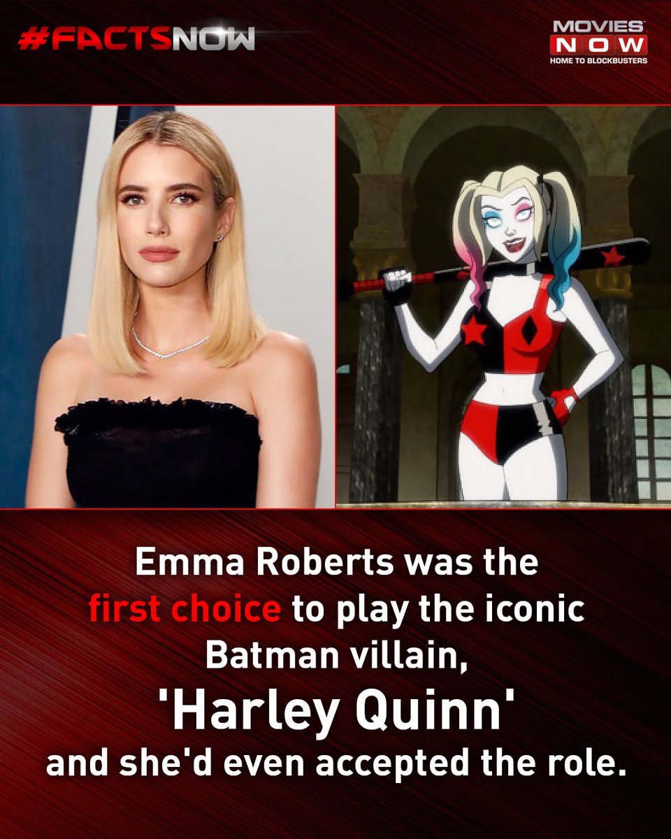 moviesnowtv's tweet photo. But due to a scheduling conflict Emma was forced to drop out. Isn't it hard to imagine anyone but Margot Robbie playing the role?
#TheSuicideSquad #FactsNow #MoviesNow https://t.co/g02oRYyuuP
