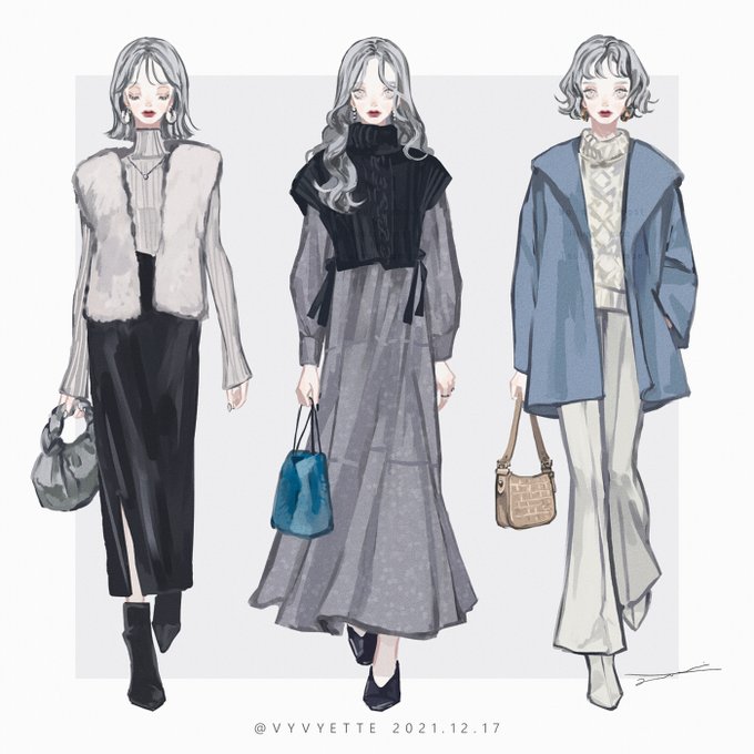 「standing turtleneck」 illustration images(Popular)