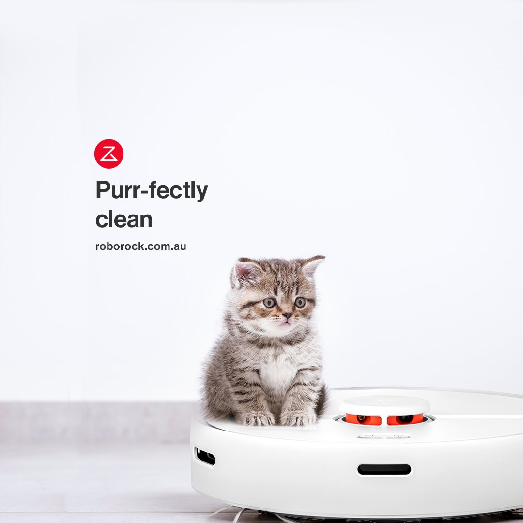 roborockaus's tweet image. Start your cleaning day with a Purr-fect robot vacuum.🐾

We highly recommend a pet-friendly robot vacuum that makes your mopping efficient and easy —Roborock S6 Pure.  

Click the link in our bio to see get yours. 

#robotvac #vacuum #roborock