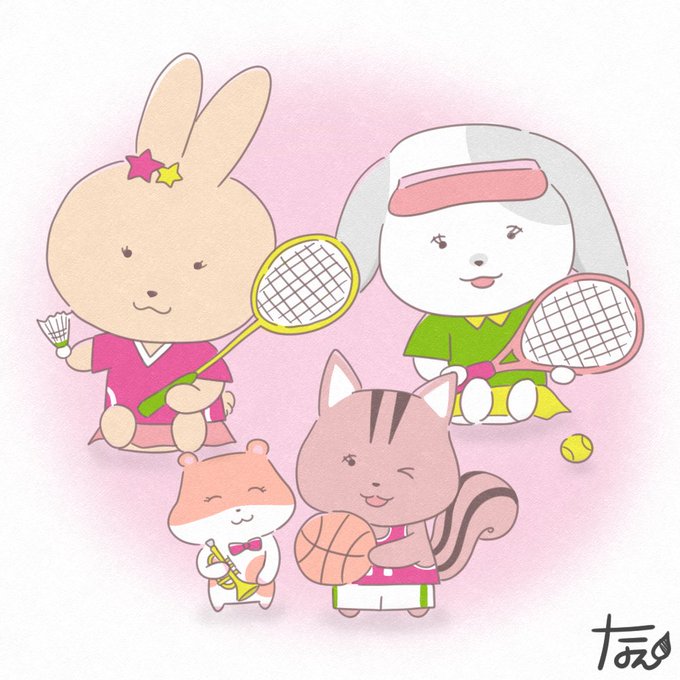 バドミントンのtwitterイラスト検索結果