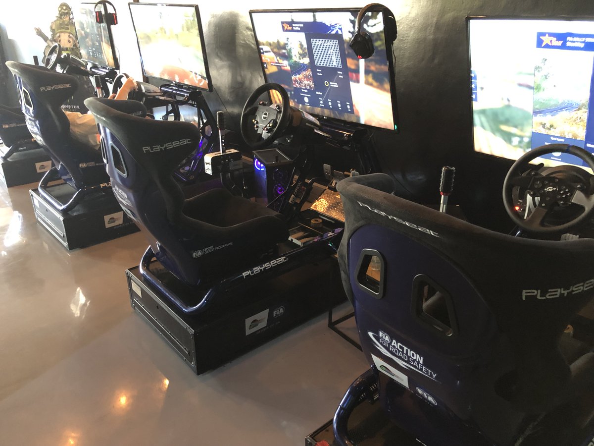 #FIARallyStar Cape Town digital challenge set up and waiting to see if you could #BeTheNextOne to earn a spot <a href="/MotorsportSA/">Motorsport SA (MSA)</a>'s National final. If you are between 17 and 26 head to <a href="/AtkArena/">ATK</a> this weekend and try your skills on one of our #Playseat simulators for free.