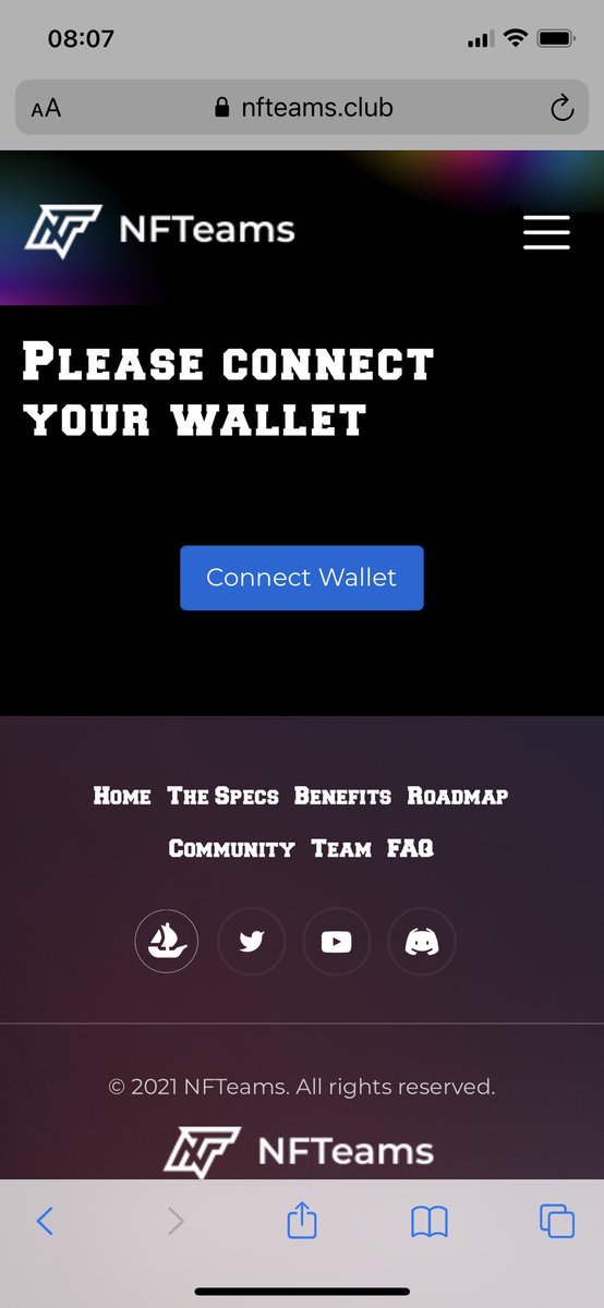 AltcoinInvaders's tweet image. Can anyone help me? When will this button work so that we can connect our wallet #NFTGame #NFT #NFTCommunity
