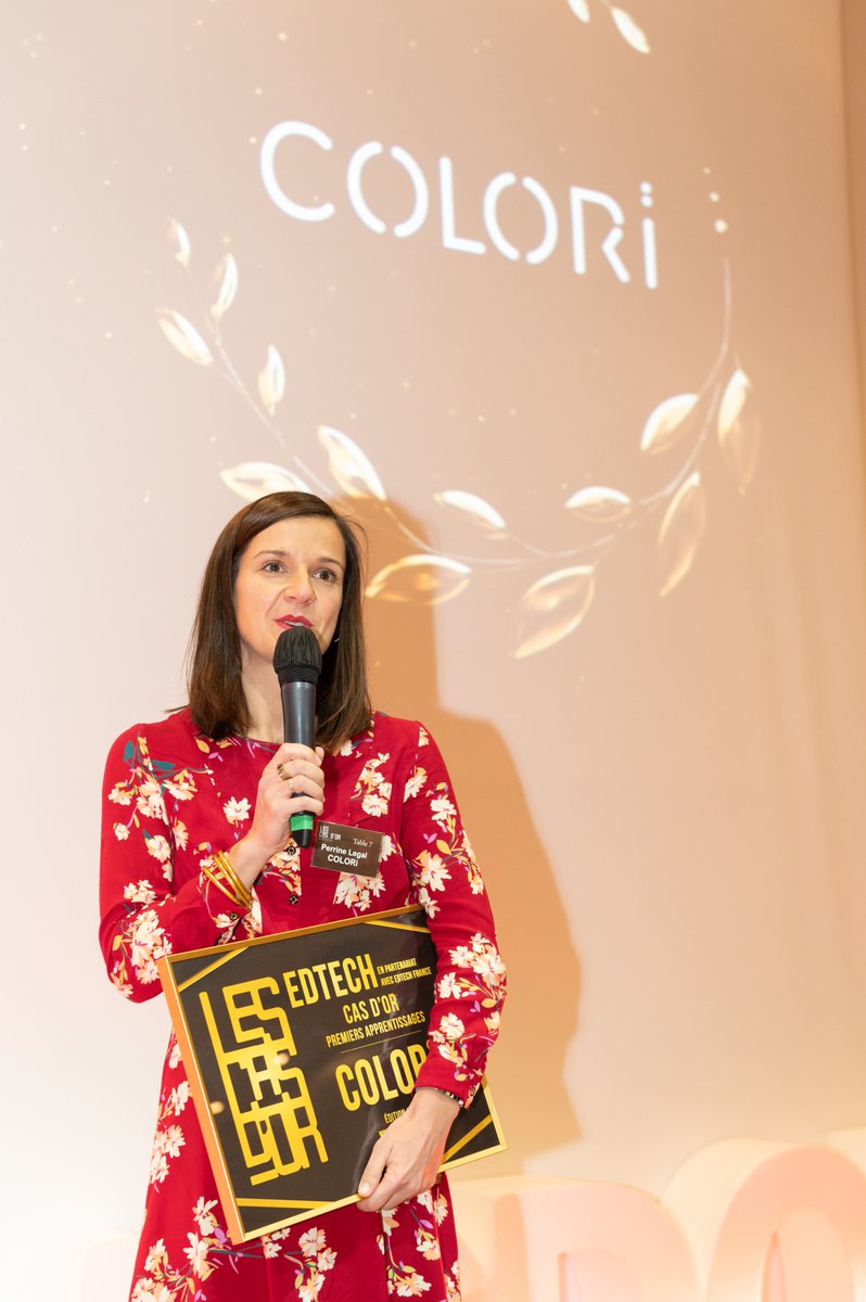 TRALALERE_et_vs's tweet photo. Recevoir 1 prix, c'est quelque chose, recevoir 2 prix, c'est la folie ! Hier soir, @p_legal a reçu DEUX prix #CasDorEdTech pour @COLORIeducation. Une précieuse reconnaissance de nos actions en faveur de l'inclusion et de l'éducation au numérique sans écran. Un grand MERCI 🙏 https://t.co/v9BZK8fLsq
