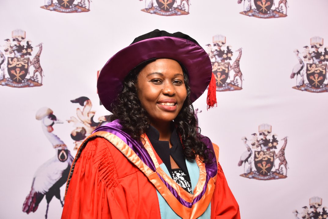 Name:  Aduma Mildred Mwigali
Degree: Doctor of Philosophy Degree in Climate Change and Adaptation
Faculty: Science and Technology
#UoNclass2021 #UoNgraduation