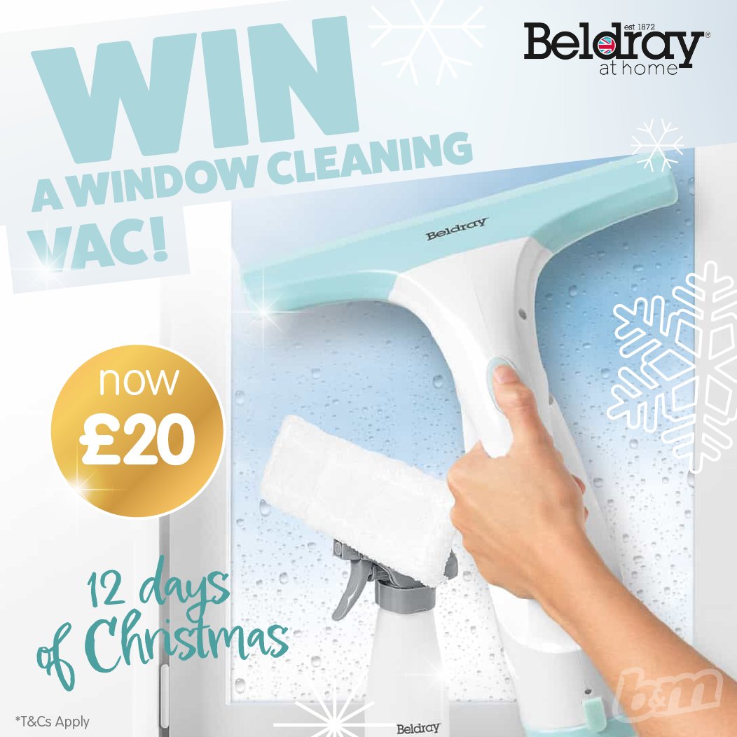 ❄️ #ONE DAY COMPETITION TIME ❄️

Get your home ready for #Christmas with this brilliant Window Vac!

For a chance to WIN, simply

1) FOLLOW US
2) RT this post 
3) COMMENT #BMVac

Competition ends 6pm 17/12/21