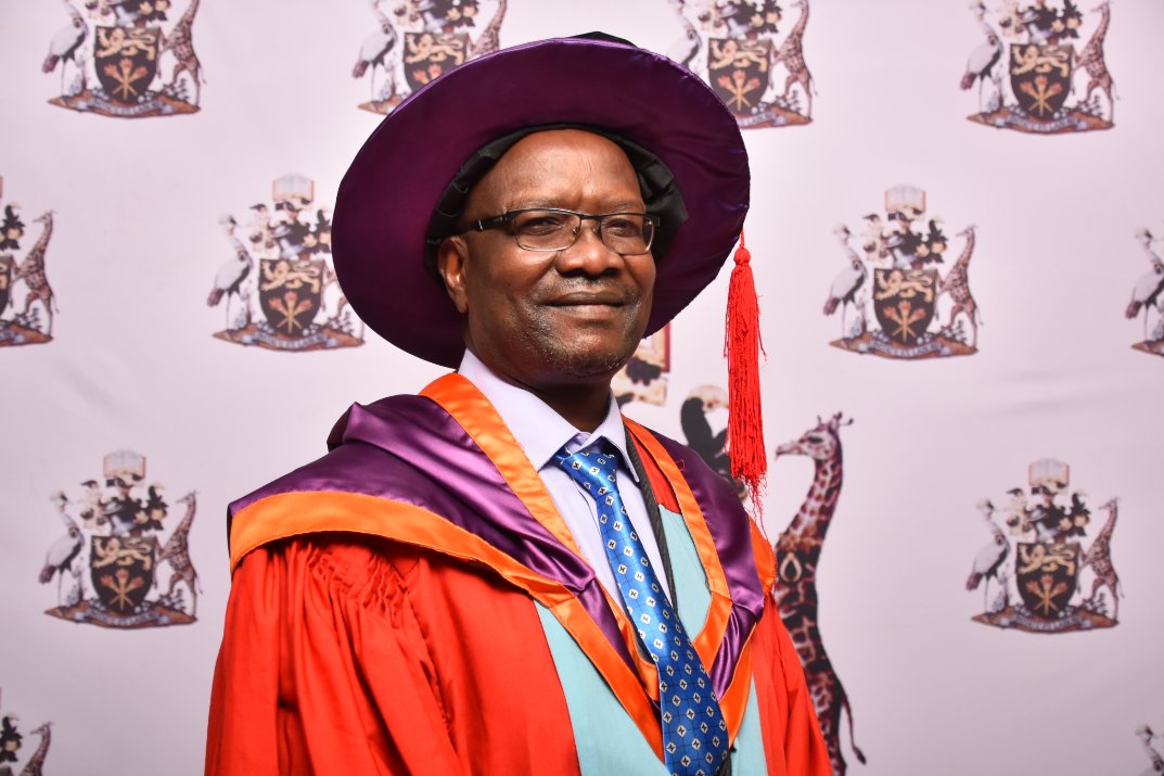 Name:  Ochieng Edwin
Degree: Doctor of Philosophy Degree in Project Planning and Management
Faculty:  Business and Management Sciences
#UoNgraduation #UoNclass2021
