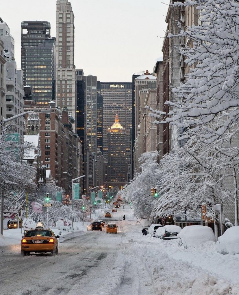 ❄️New York'ta kış..