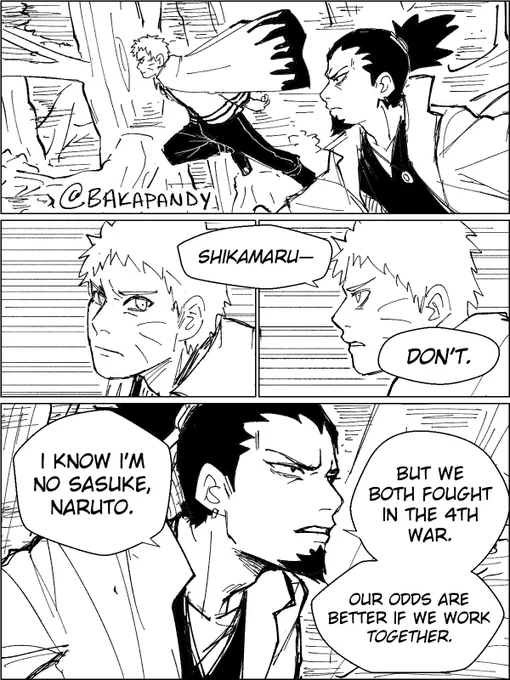 I honestly worry for Shikamaru in the upcoming chapters…#BORUTO #BORUTOmangaspoilers #borutoch64spoilers #borutoch65spoilers #Borutochapter65 #fancomic 